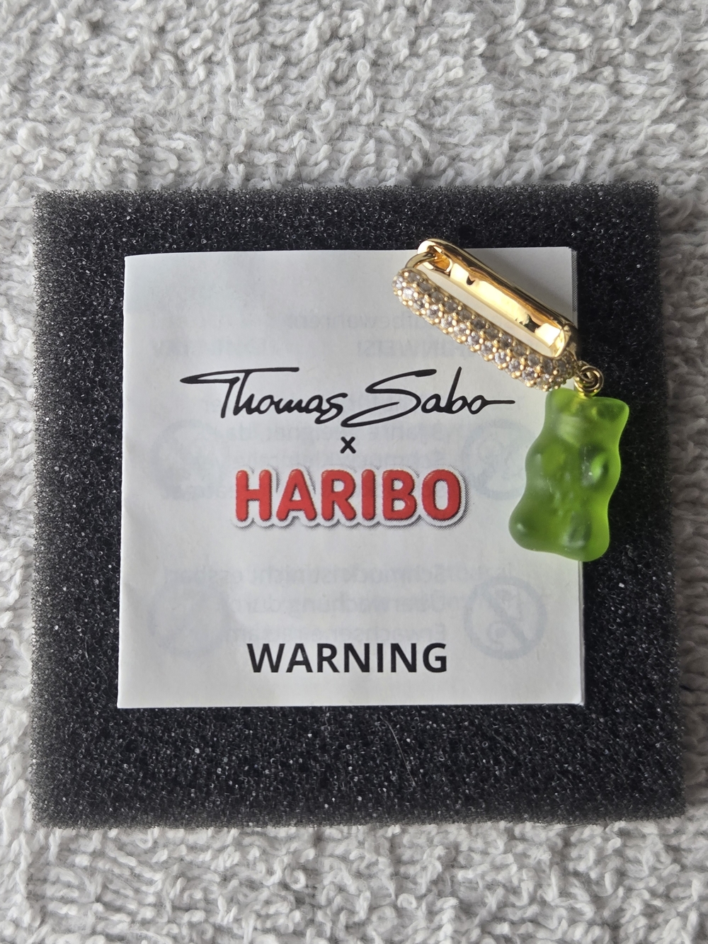 Thomas Sabo x HARIBO Green Goldbear Pendant Gold 925